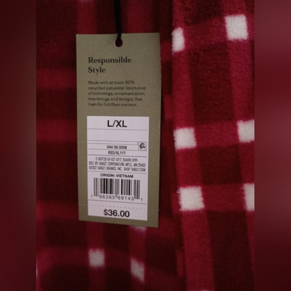 Goodfellow & Co. Red Plaid Robe - Picture 10 of 10